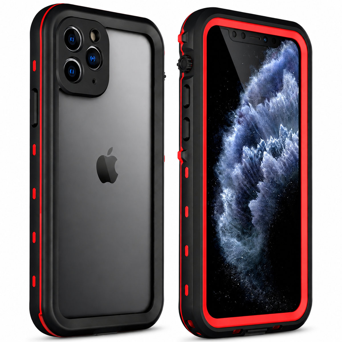 Premium iPhone Case MagSafe Compatible Waterproof IP68 Protective Cover Full Body Shockproof Sealed Transparent Design Camera Screen Protection