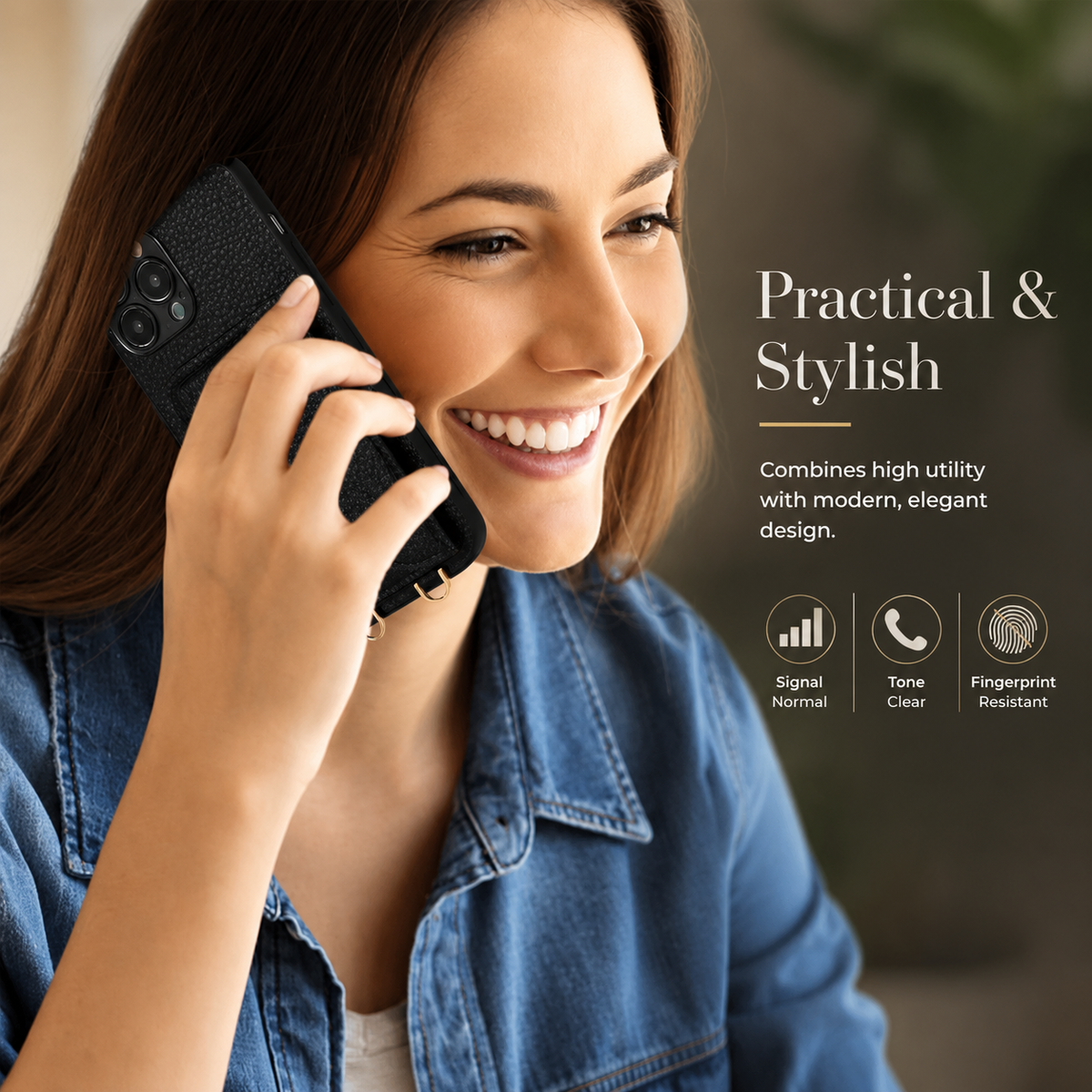 Premium iPhone Case MagSafe Crossbody Leather Wallet Card Holder Strap Shockproof Camera Protection Slim Magnetic Protective Cover Full Design Everyday
