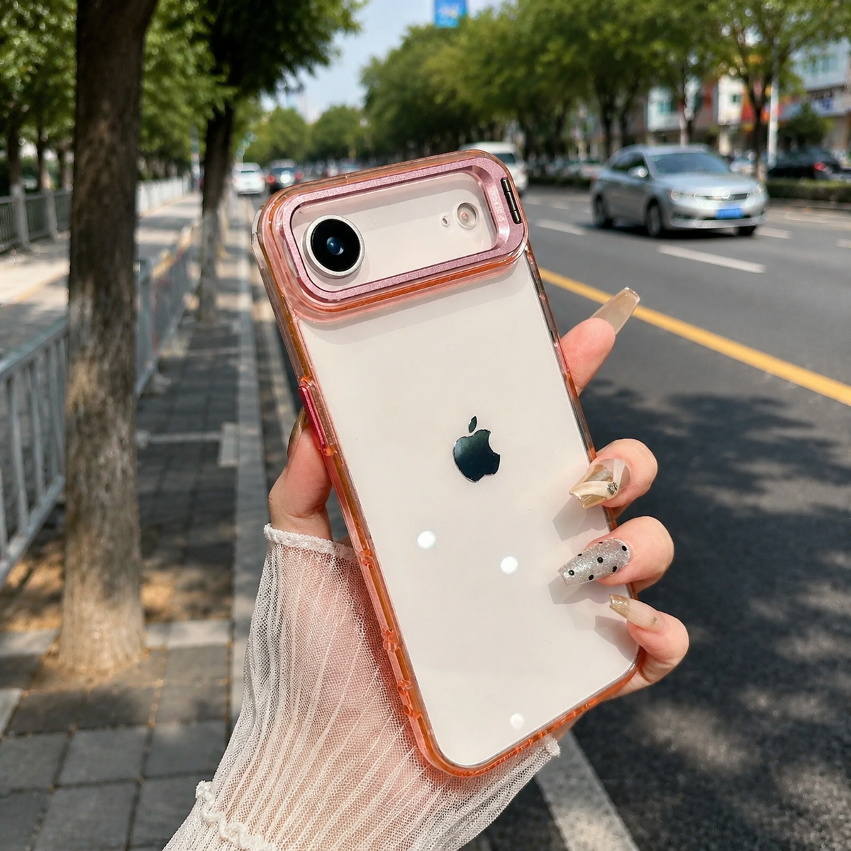 Premium iPhone Case MagSafe Crystal Clear PC TPU Shockproof Protective Cover Camera Lens Stand Armor Anti Scratch Magnetic Wireless Charging Slim Full