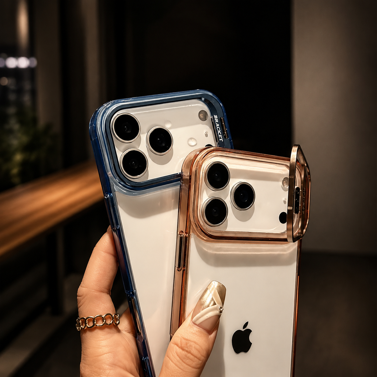 Premium iPhone Case MagSafe Crystal Clear PC TPU Shockproof Protective Cover Camera Lens Stand Armor Anti Scratch Magnetic Wireless Charging Slim Full