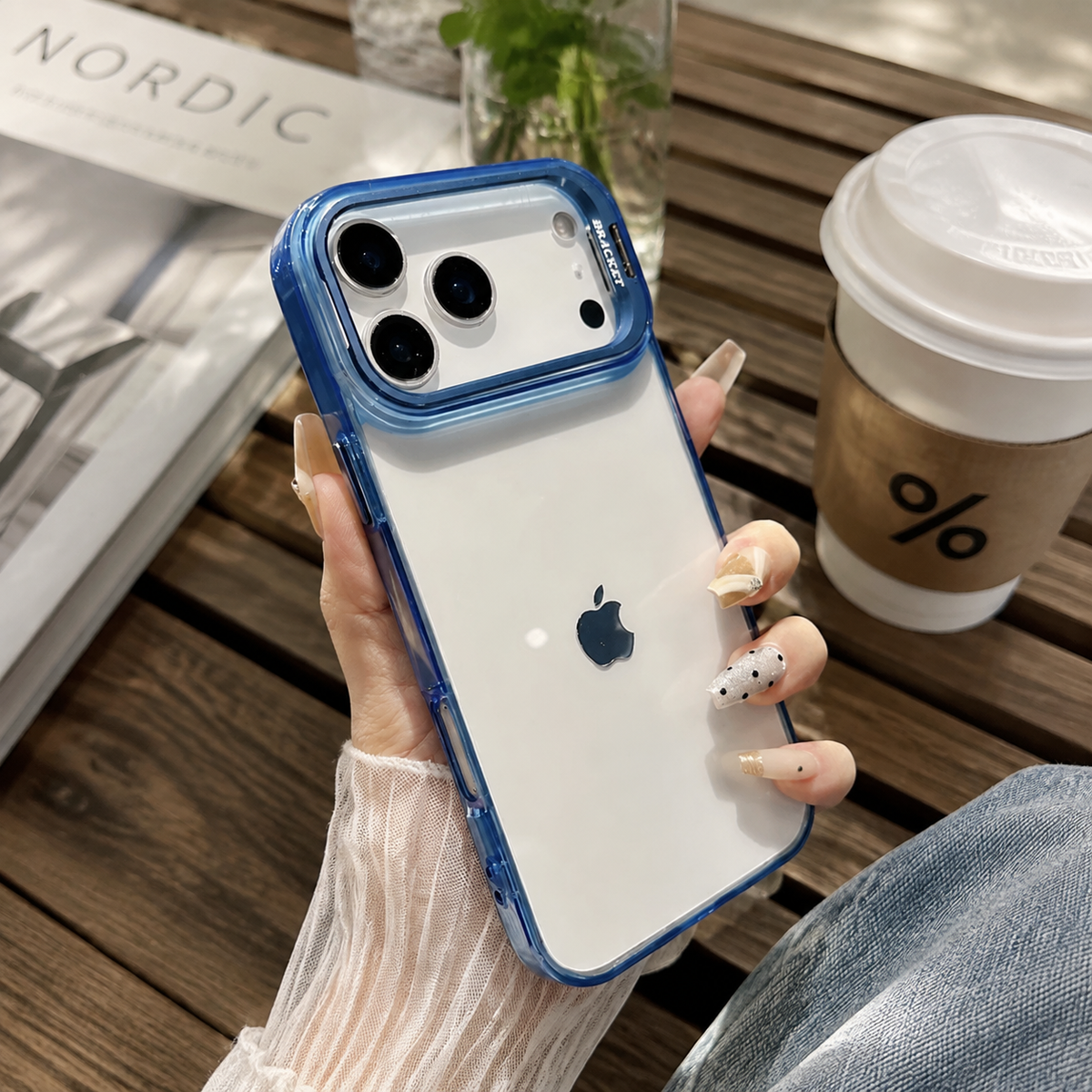 Premium iPhone Case MagSafe Crystal Clear PC TPU Shockproof Protective Cover Camera Lens Stand Armor Anti Scratch Magnetic Wireless Charging Slim Full
