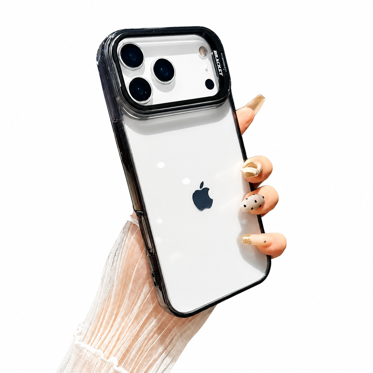Premium iPhone Case MagSafe Crystal Clear PC TPU Shockproof Protective Cover Camera Lens Stand Armor Anti Scratch Magnetic Wireless Charging Slim Full