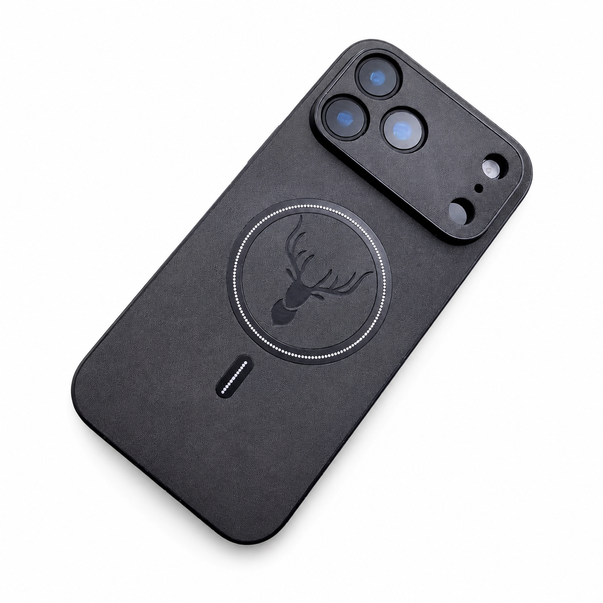 Premium iPhone Case MagSafe Faux Leather Magnetic Full Coverage Protective Cover Anti Scratch Anti Fingerprint Slim Non Slip Wireless Charging Case