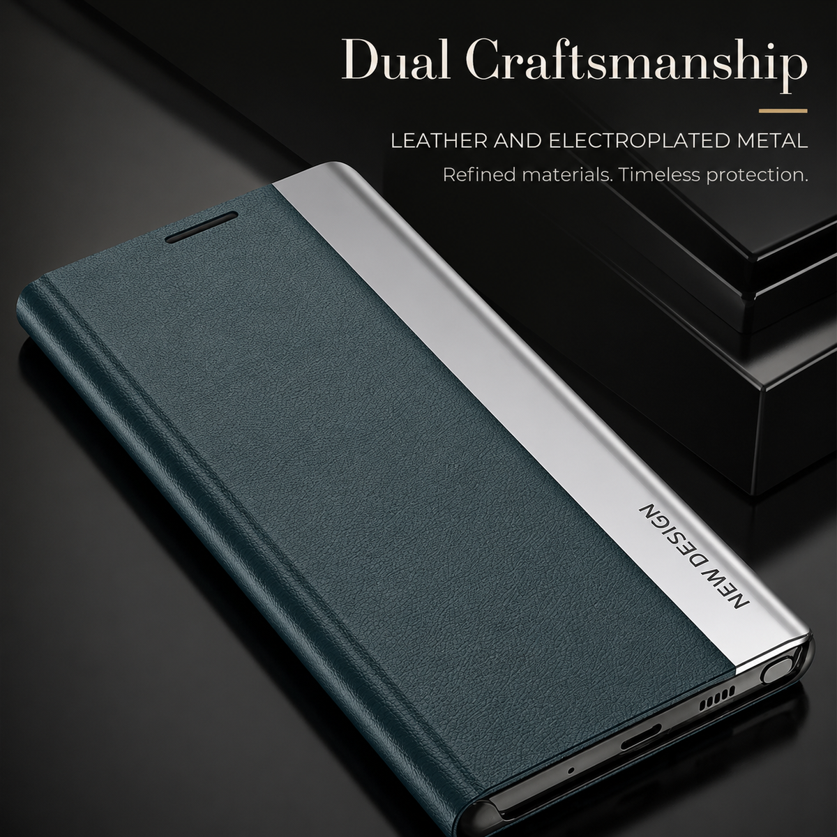 Premium iPhone Case MagSafe Flip Wallet Cover Magnetic Card Holder Stand Shockproof Screen Camera Protection Slim PU Leather Protective Design