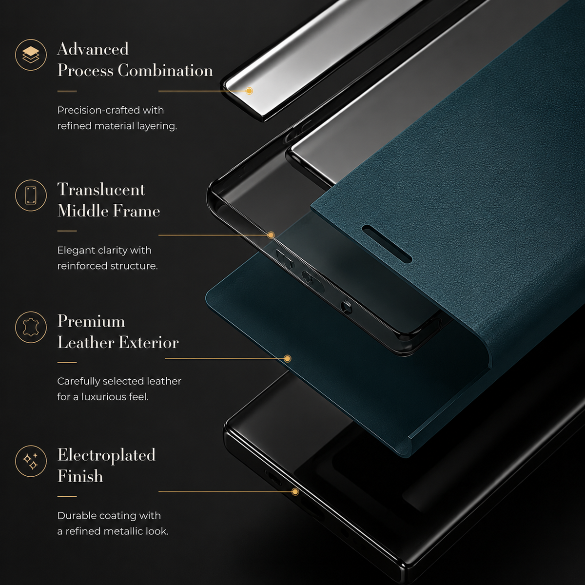 Premium iPhone Case MagSafe Flip Wallet Cover Magnetic Card Holder Stand Shockproof Screen Camera Protection Slim PU Leather Protective Design