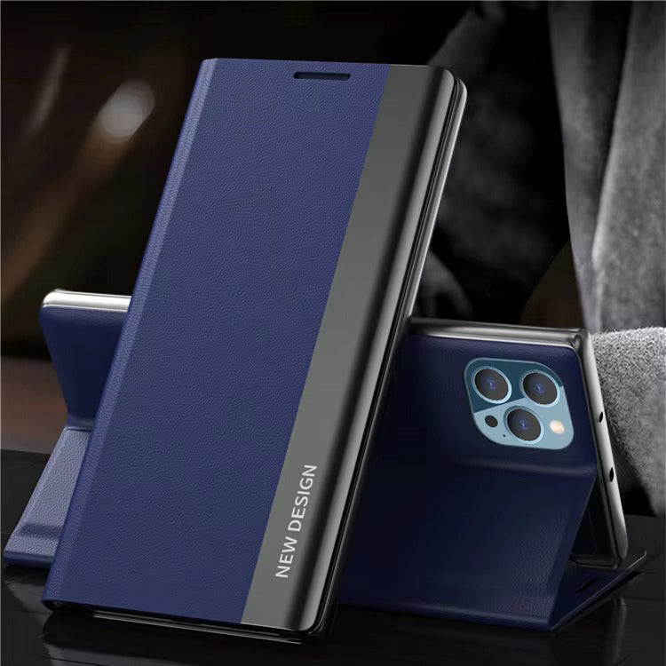 Premium iPhone Case MagSafe Flip Wallet Cover Magnetic Card Holder Stand Shockproof Screen Camera Protection Slim PU Leather Protective Design