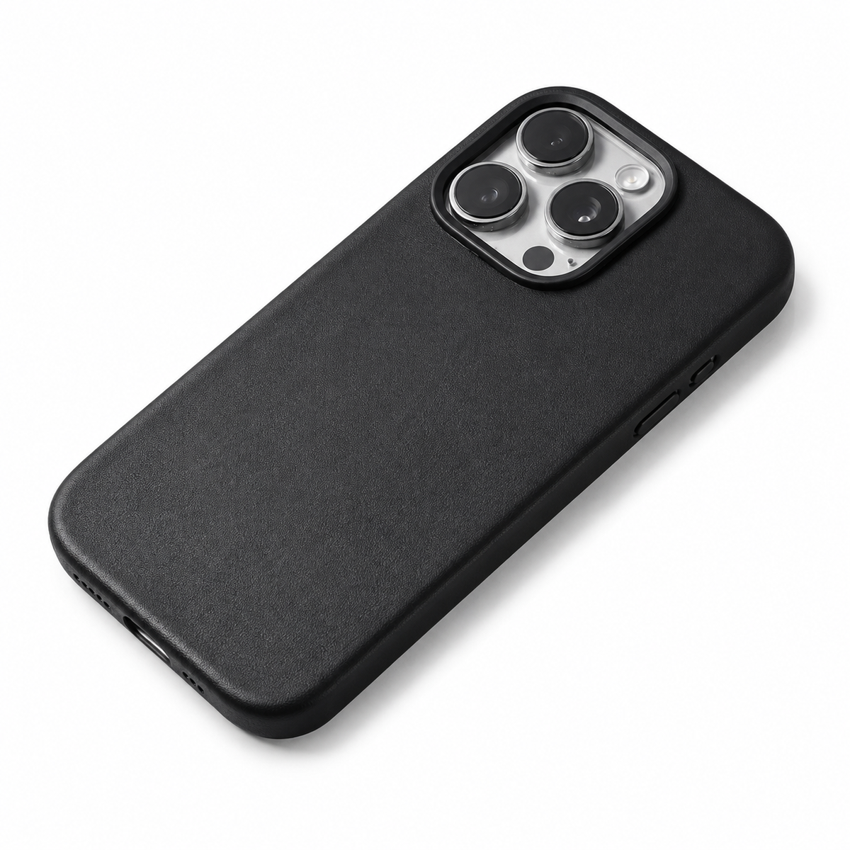 Premium iPhone Case MagSafe Genuine Cowhide Leather Cover Magnetic Protective Full Body Shockproof Anti Fingerprint Camera Protection Retro Slim Style