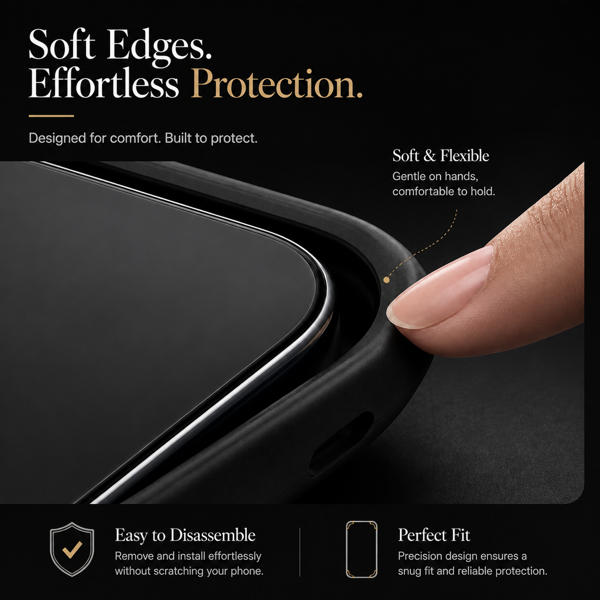 Premium iPhone Case MagSafe Kevlar 600D Aramid Fiber Camera Ring Stand Shockproof Anti Fingerprint Half Wrapped Cover Slim Protective Design