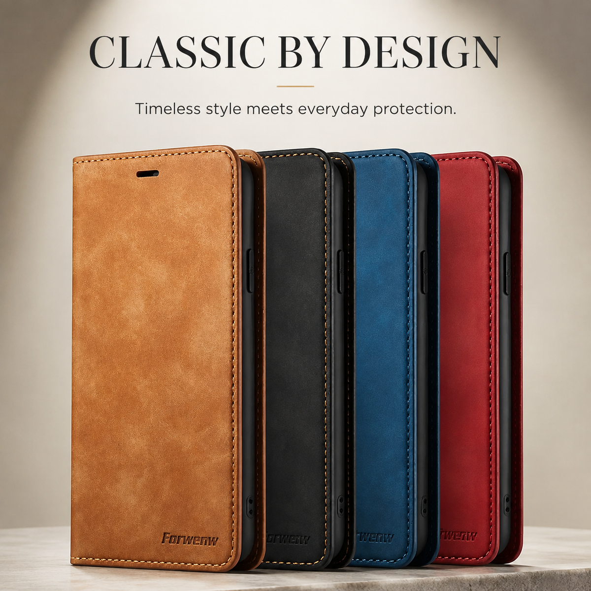 Premium iPhone Case MagSafe Leather Flip Wallet Suede Card Holder Cash Pocket Stand Magnetic Protective Cover Shockproof Slim Full Coverage Light Case