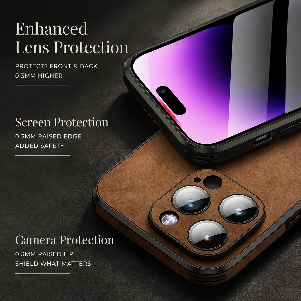 Premium iPhone Case MagSafe Leather Texture Silicone Shockproof Camera Lens Protection Slim Bumper Cover Scratch Wireless Charging Full Coverage Cases