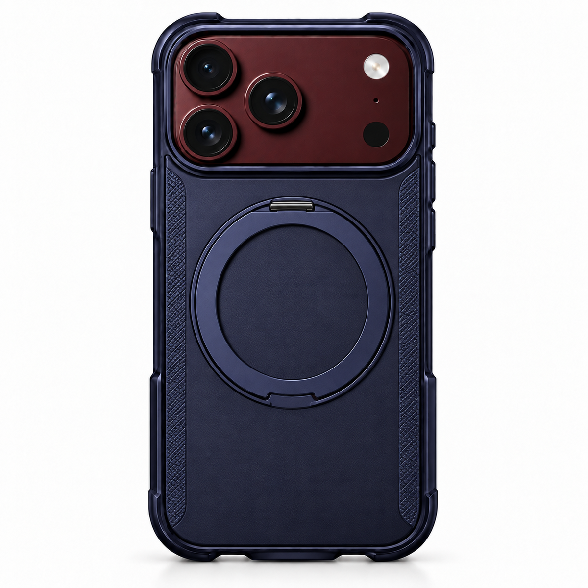 Premium iPhone Case MagSafe Magnetic 360 Ring Stand Foldable Cover Full Protection Fingerprint Resistant Shockproof Bumper Slim Durable Phone Cover Case