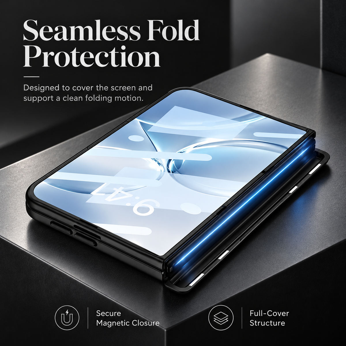 Premium iPhone Case MagSafe Magnetic 360 Ring Stand Foldable Cover Full Protection Fingerprint Resistant Shockproof Bumper Slim Durable Phone Cover Case