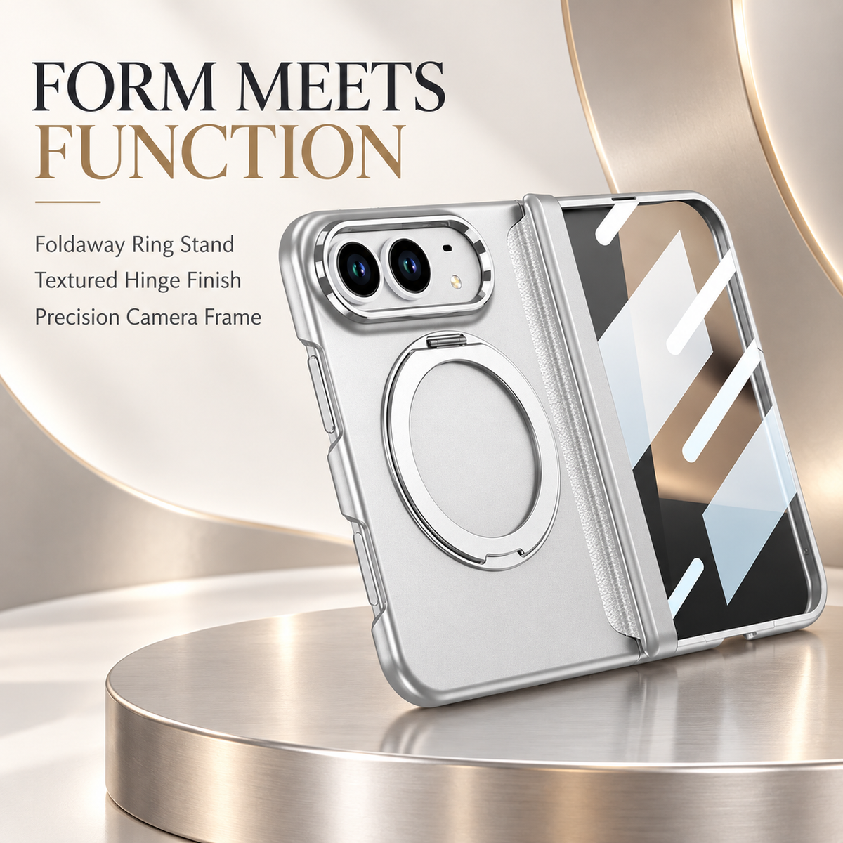 Premium iPhone Case MagSafe Magnetic 360 Ring Stand Foldable Stand Cover Full Protection Fingerprint Resistant Shockproof Bumper Slim Durable Phone Case