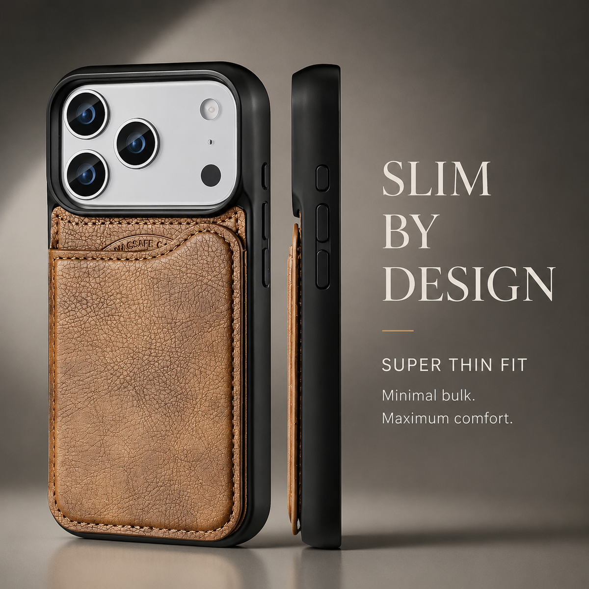 Premium iPhone Case MagSafe Magnetic Flip Wallet Leather Card Holder Shockproof Protective Cover Anti Fingerprint Full Access Slim Design
