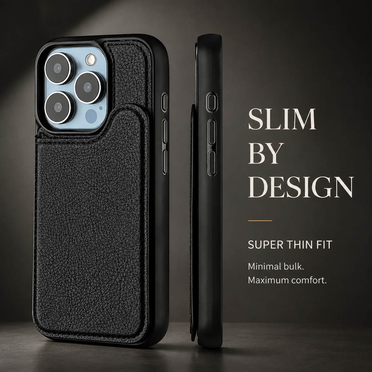 Premium iPhone Case MagSafe Magnetic Flip Wallet Leather Card Holder Shockproof Protective Cover Anti Fingerprint Full Access Slim Design