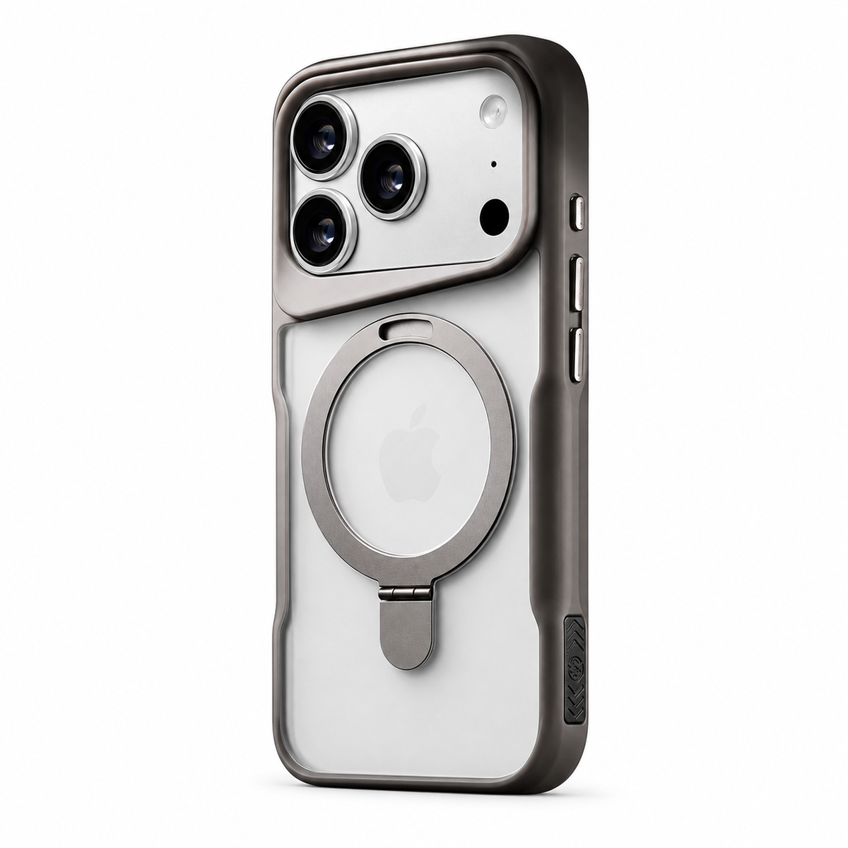 Premium iPhone Case MagSafe Magnetic Metal Ring Stand Shockproof Bumper Matte Translucent Protective Cover Anti Scratch Non Slip Slim Rugged Case