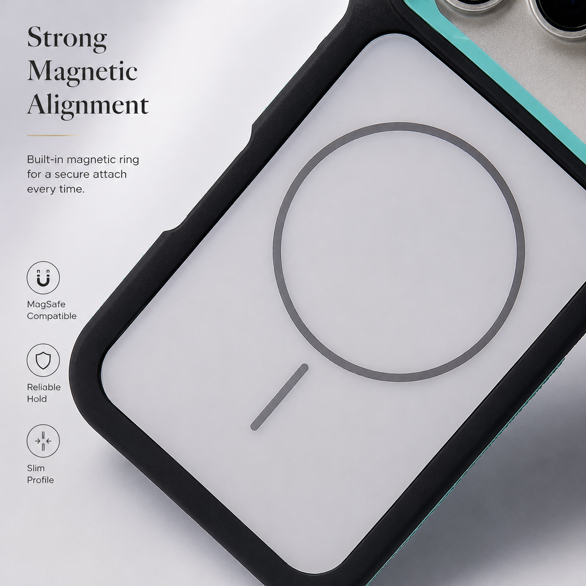 Premium iPhone Case MagSafe Matte Frosted Magnetic Shockproof Protective Cover PC Armor Anti Scratch Non Slip Slim Contrast Color Full Coverage Design
