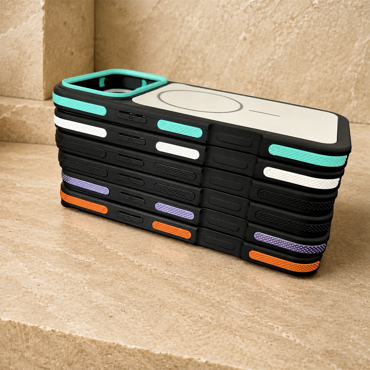 Premium iPhone Case MagSafe Matte Frosted Magnetic Shockproof Protective Cover PC Armor Anti Scratch Non Slip Slim Contrast Color Full Coverage Design