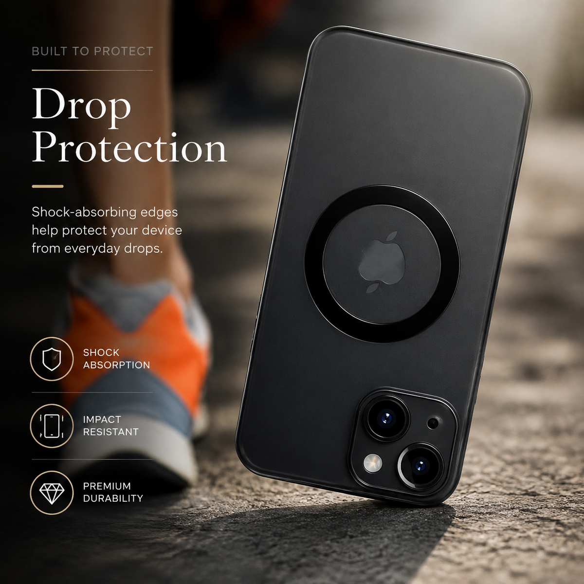 Premium iPhone Case MagSafe Matte Shockproof Protective Cover Camera Lens Protection Anti Scratch Slim Magnetic Soft Grip Full Coverage Minimal Design