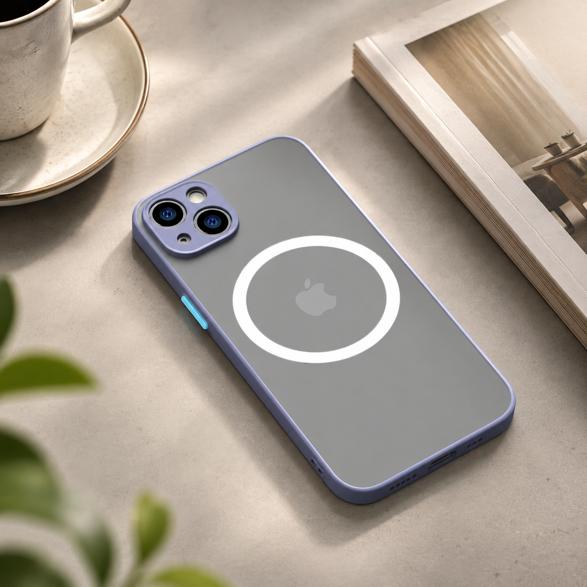 Premium iPhone Case MagSafe Matte Shockproof Protective Cover Camera Lens Protection Anti Scratch Slim Magnetic Soft Grip Full Coverage Minimal Design