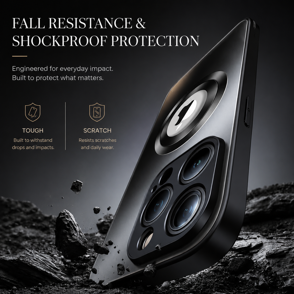 Premium iPhone Case MagSafe Matte Shockproof Protective Cover Camera Lens Protection Magnetic Slim Anti Scratch Soft Grip Full Coverage Minimal Design