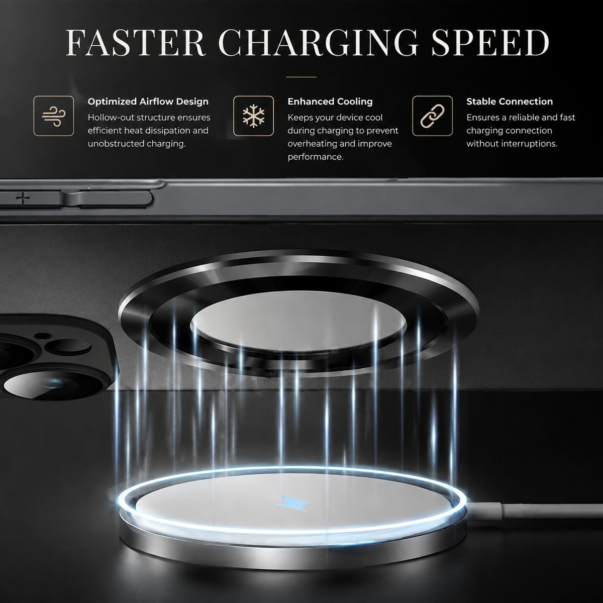 Premium iPhone Case MagSafe Matte Shockproof Protective Cover Camera Lens Protection Magnetic Slim Anti Scratch Soft Grip Full Coverage Minimal Design