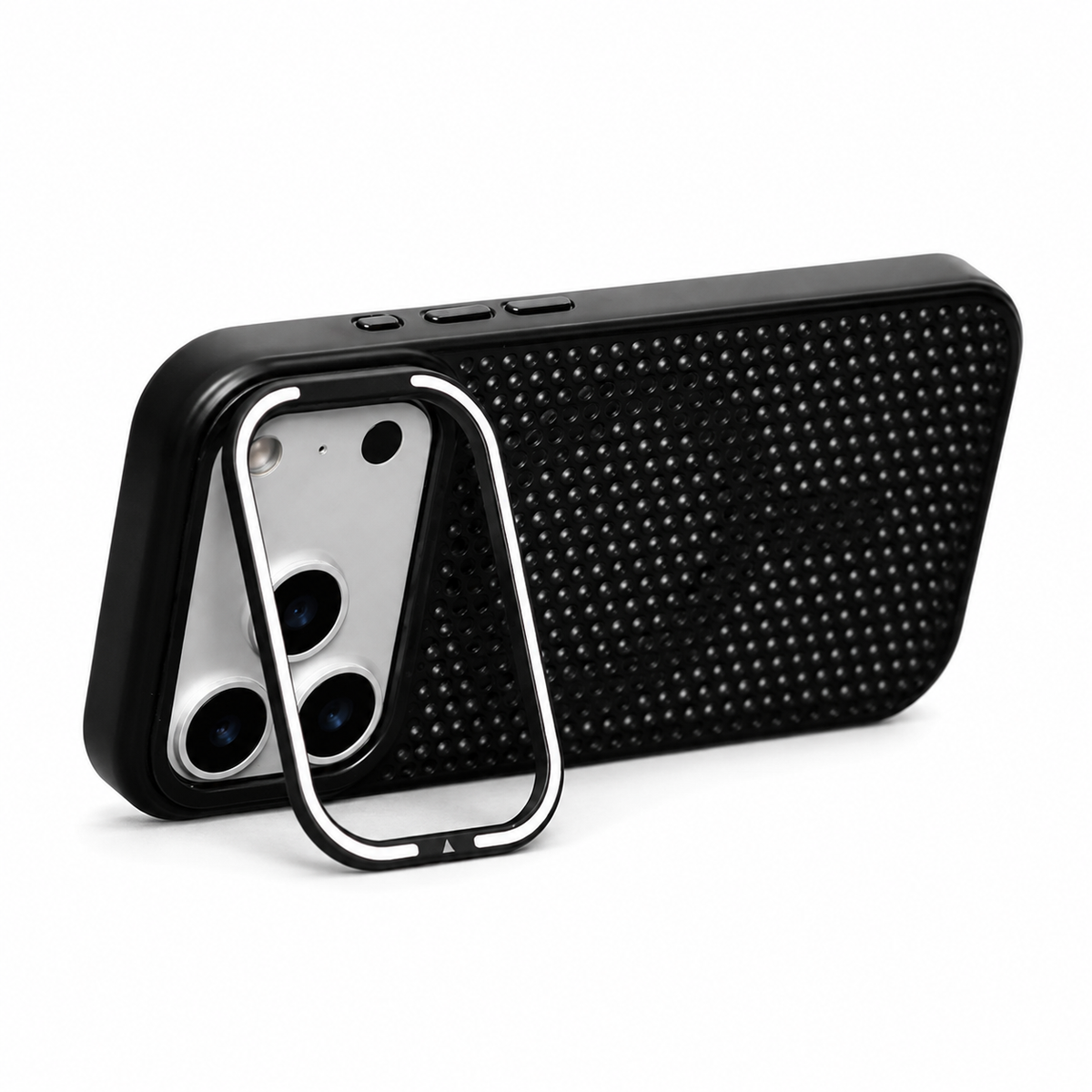 Premium iPhone Case MagSafe Mesh Cooling Magnetic Protective Cover Camera Mount Holder Shockproof Anti Scratch Matte Non Slip Heat Dissipation Tough Case