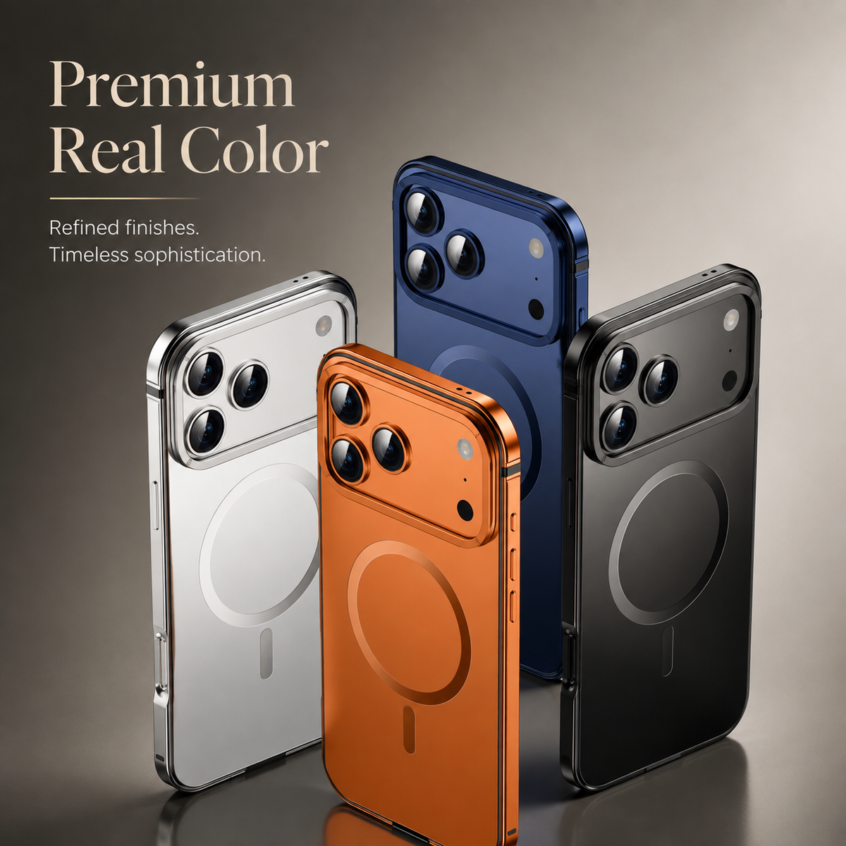 Premium iPhone Case MagSafe Metal Frame Aluminum Alloy Shockproof Anti Drop Protective Cover Scratch Resistant Magnetic Slim Full Coverage