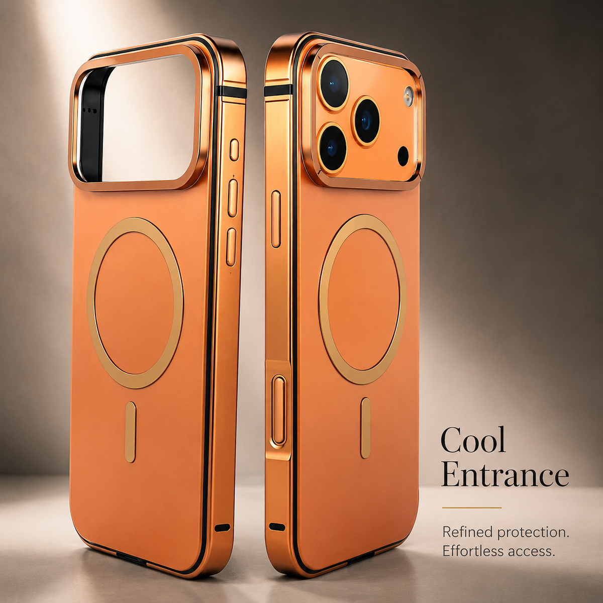 Premium iPhone Case MagSafe Metal Frame Aluminum Alloy Shockproof Anti Drop Protective Cover Scratch Resistant Magnetic Slim Full Coverage