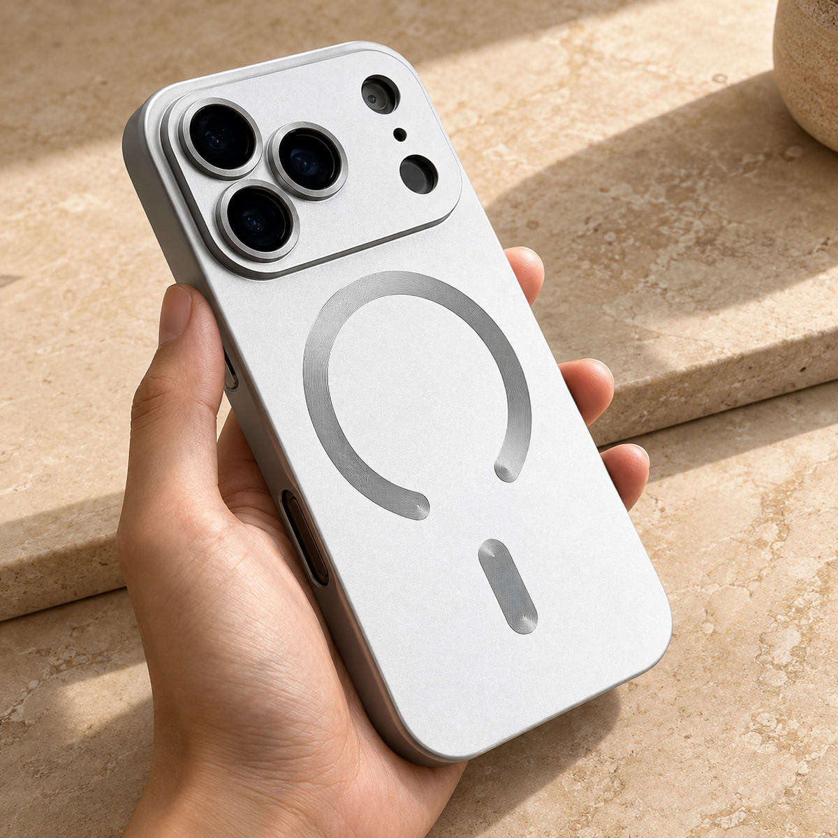 Premium iPhone Case MagSafe Metallic Paint Magnetic Soft TPU Protective Cover Camera Lens Protection Shockproof Anti Scratch Slim Wireless Charging