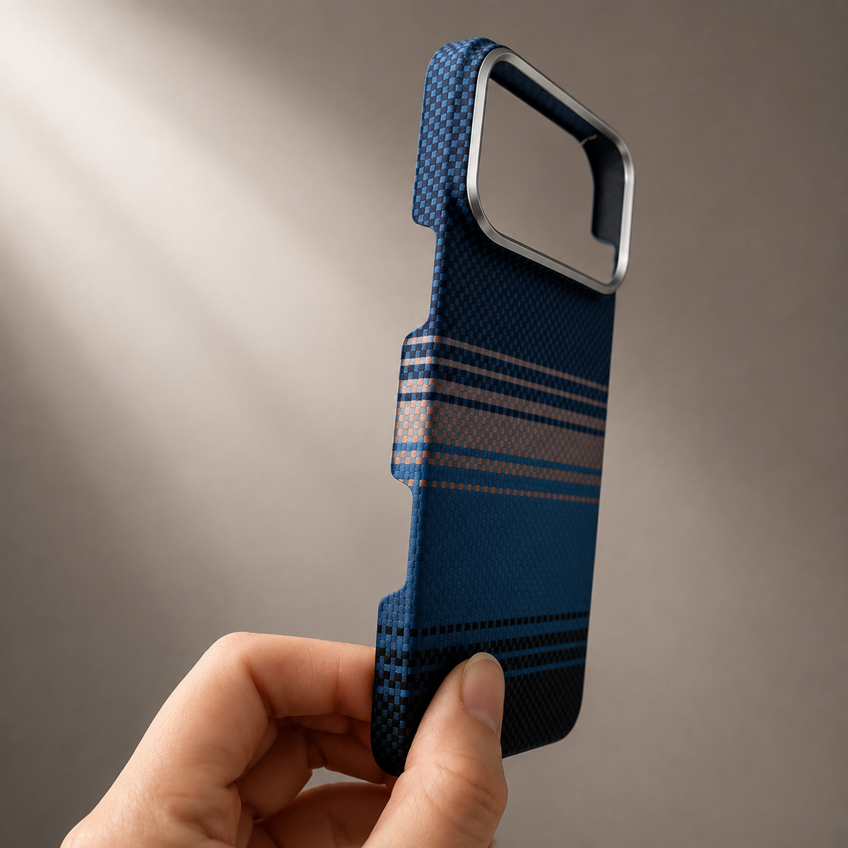 Premium iPhone Case MagSafe Real Carbon Fiber Aramid Fiber Ultra Thin Shockproof Matte Anti Fingerprint Protective Cover Full Coverage Slim Fit Design