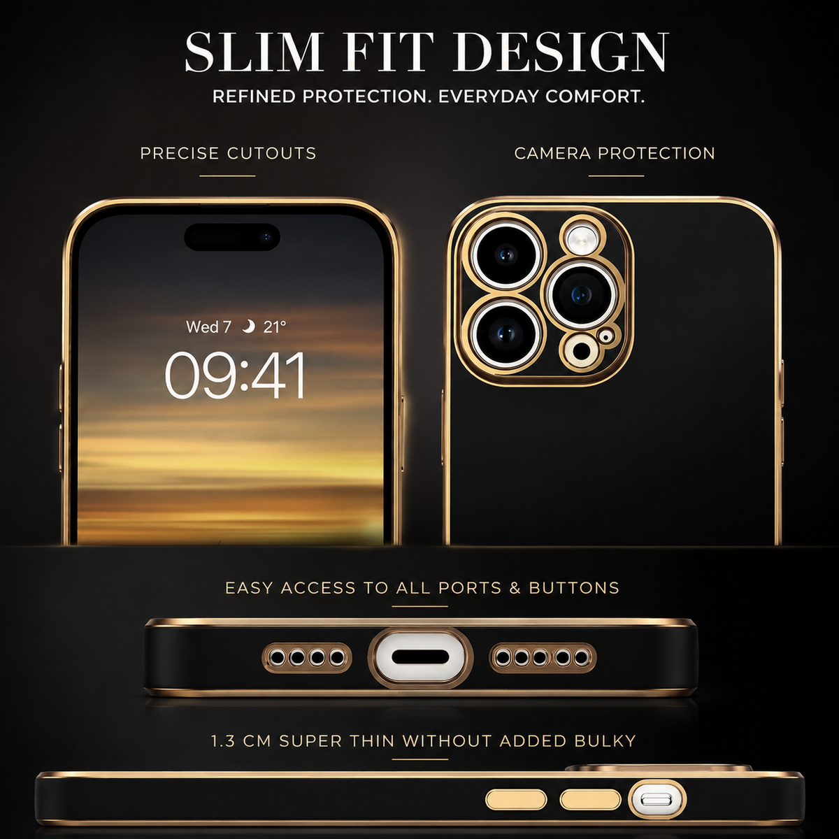 Premium iPhone Case MagSafe Silicone Shockproof Glossy Square Texture Camera Lens Protection Anti Scratch Ultra Thin Protective Cover Magnetic Fit