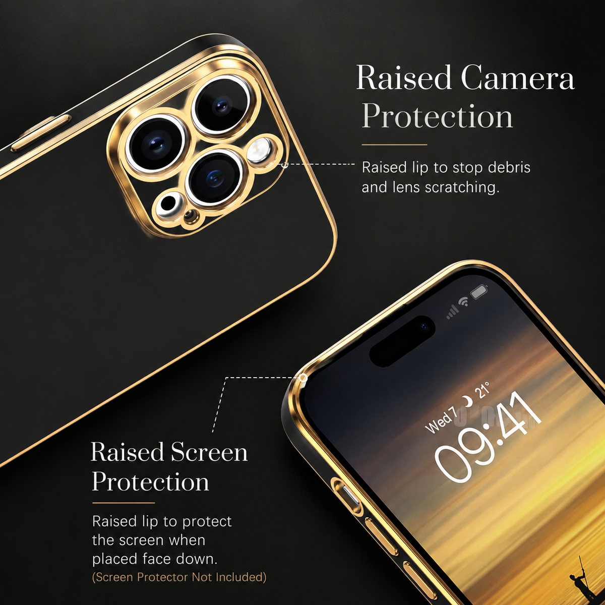 Premium iPhone Case MagSafe Silicone Shockproof Glossy Square Texture Camera Lens Protection Anti Scratch Ultra Thin Protective Cover Magnetic Fit