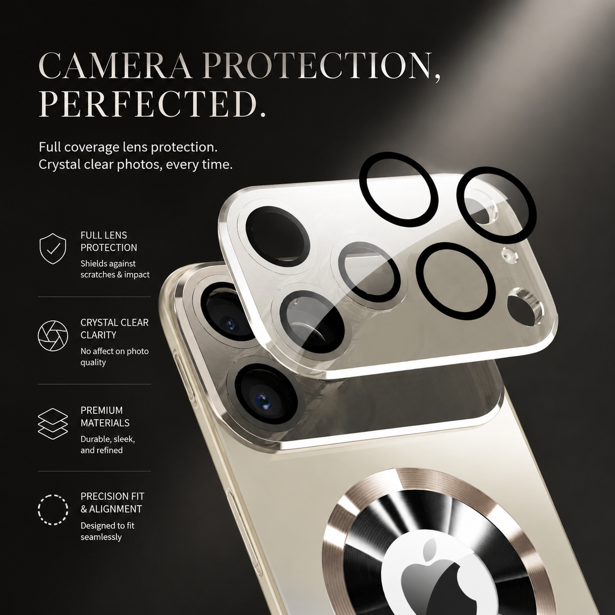 Premium iPhone Case MagSafe Titanium Matte Protective Cover Camera Lens Protection Shockproof Anti Fingerprint Slim Magnetic Metal Design