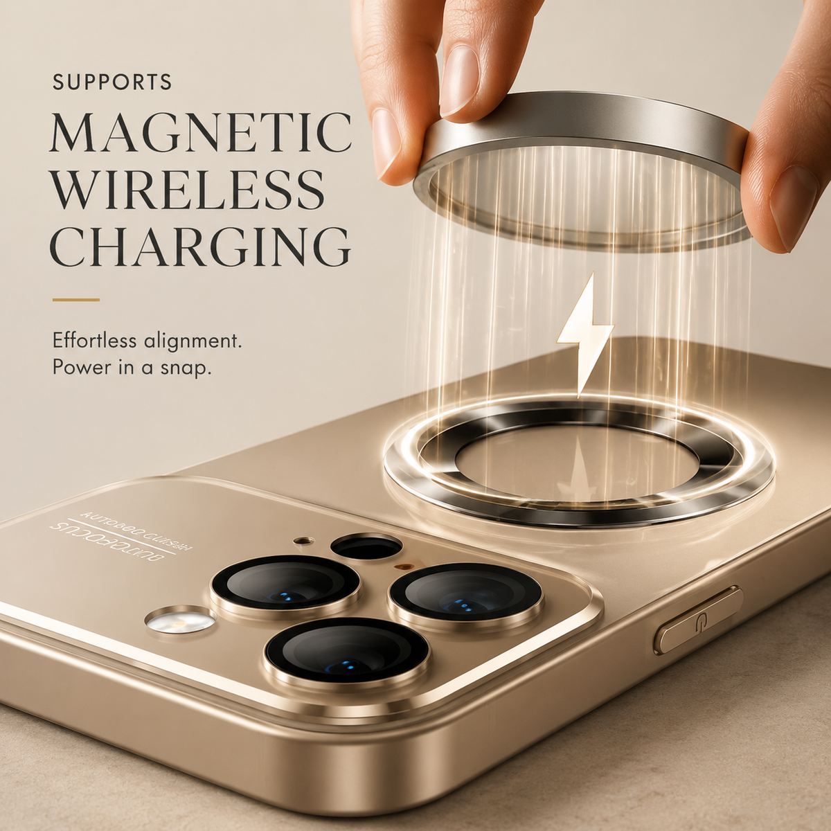 Premium iPhone Case MagSafe Titanium Metallic Matte Shockproof Protective Cover Camera Lens Protection Anti Fingerprint PC Silicone Slim Full Coverage