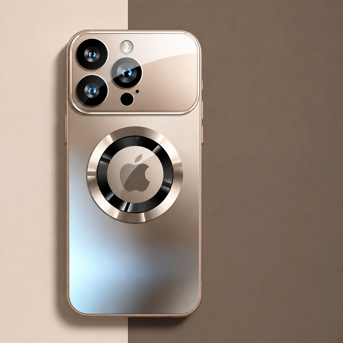 Premium iPhone Case MagSafe Titanium Metallic Matte Shockproof Protective Cover Camera Lens Protection Anti Fingerprint PC Silicone Slim Full Coverage