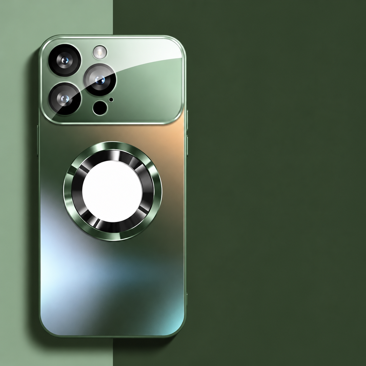 Premium iPhone Case MagSafe Titanium Metallic Matte Shockproof Protective Cover Camera Lens Protection Anti Fingerprint PC Silicone Slim Full Coverage