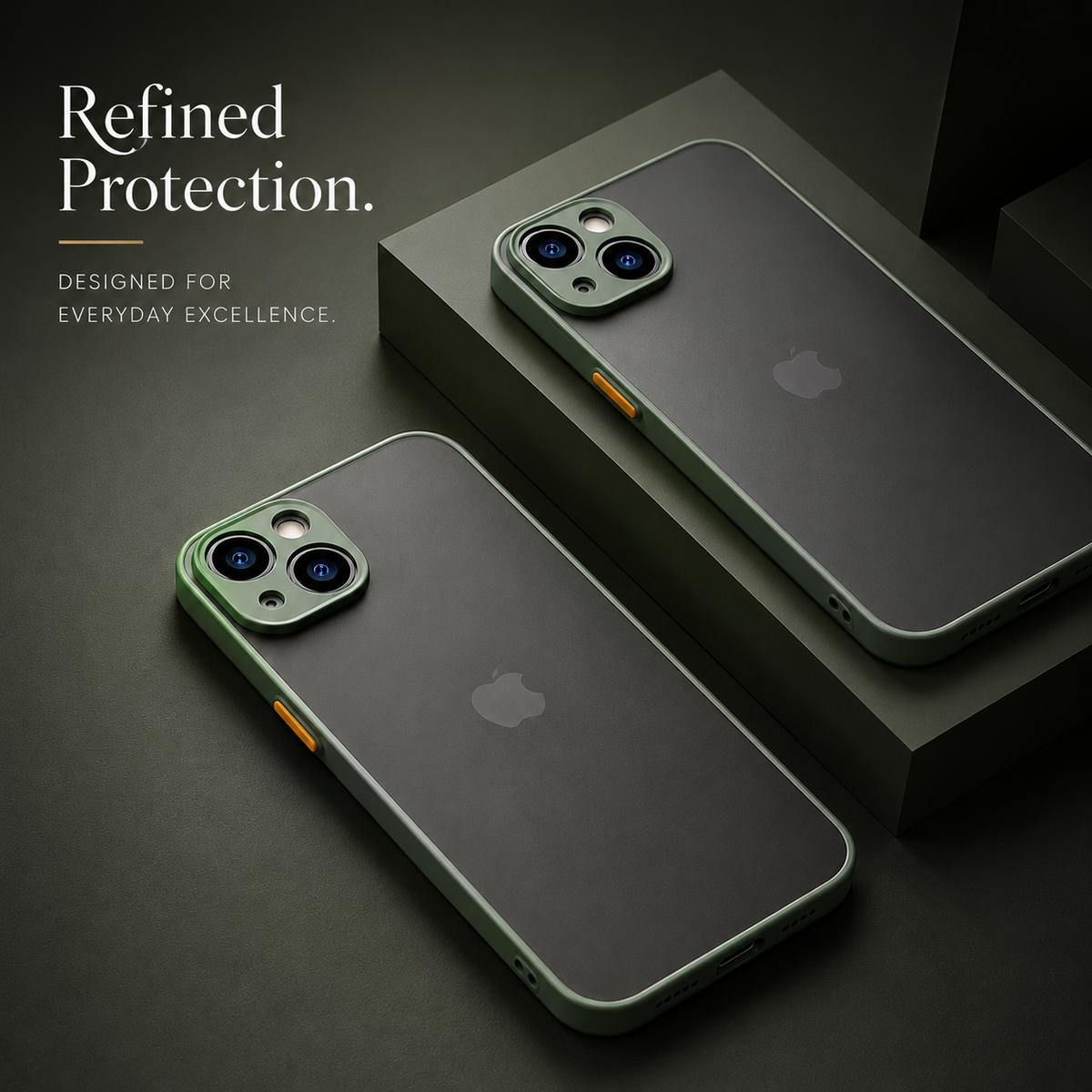 Premium iPhone Case MagSafe Translucent Armor Shockproof Matte Protective Cover Anti Fingerprint Camera Protection Slim Full Coverage Clean Fit