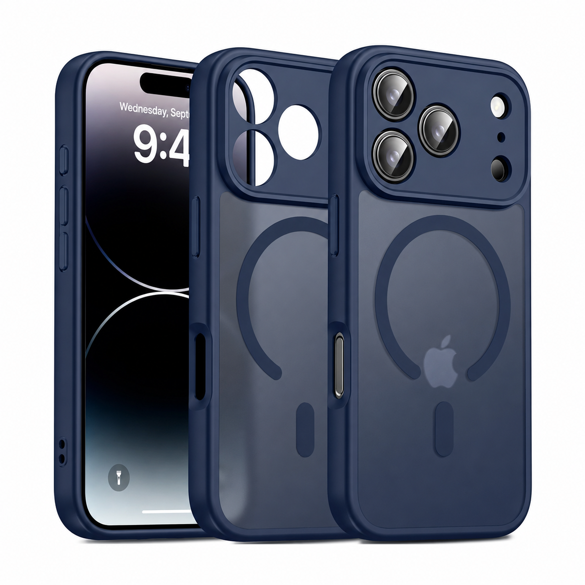 Premium iPhone Case MagSafe Translucent Matte Anti Fingerprint Shockproof PC TPU Protective Cover Anti Scratch Lightweight Slim Full Coverage Case