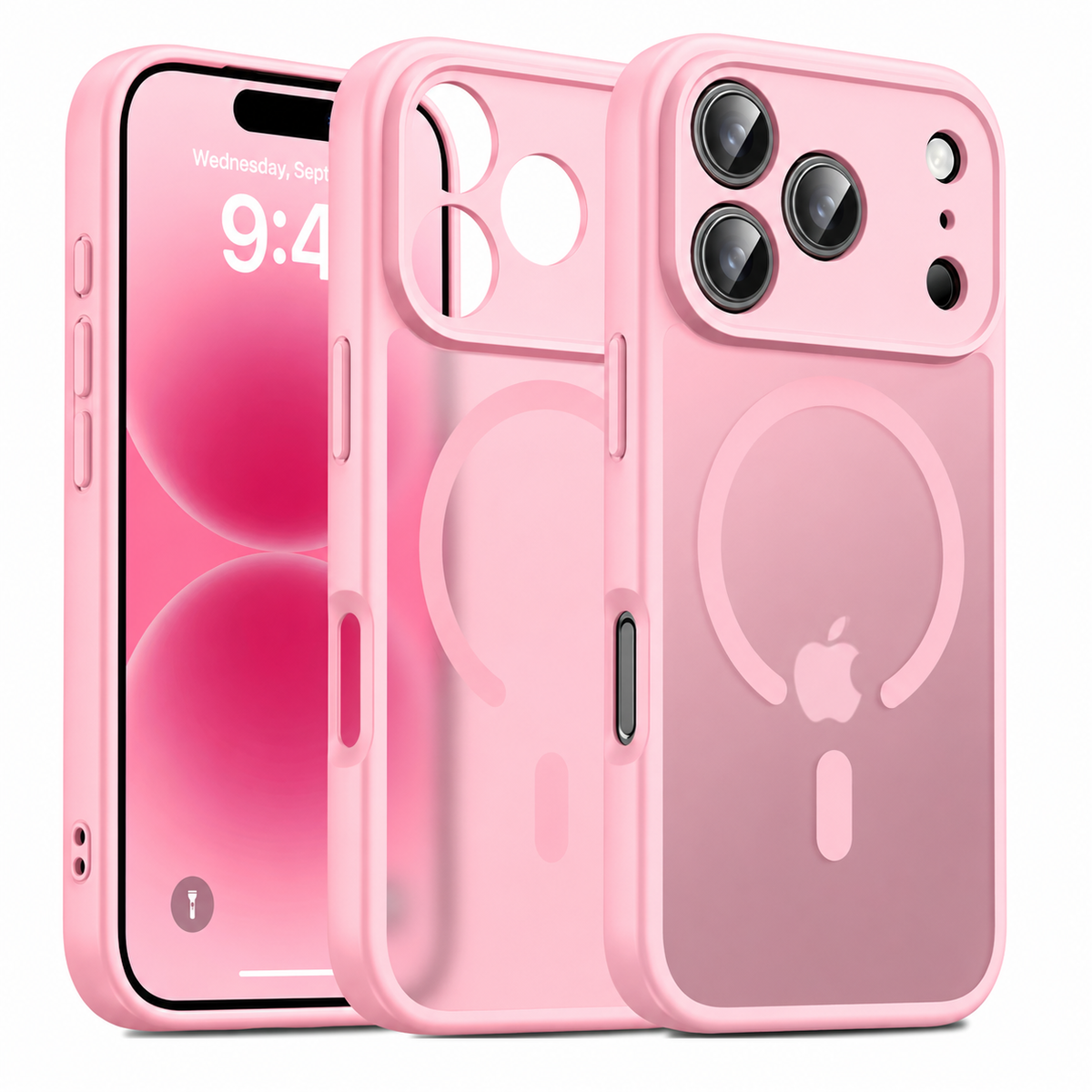 Premium iPhone Case MagSafe Translucent Matte Anti Fingerprint Shockproof PC TPU Protective Cover Anti Scratch Lightweight Slim Full Coverage Case