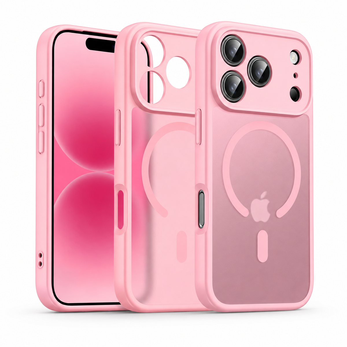 Premium iPhone Case MagSafe Translucent Matte Magnetic Protective Cover Anti Fingerprint Anti Scratch Lightweight PC TPU Slim Full Coverage Case Design