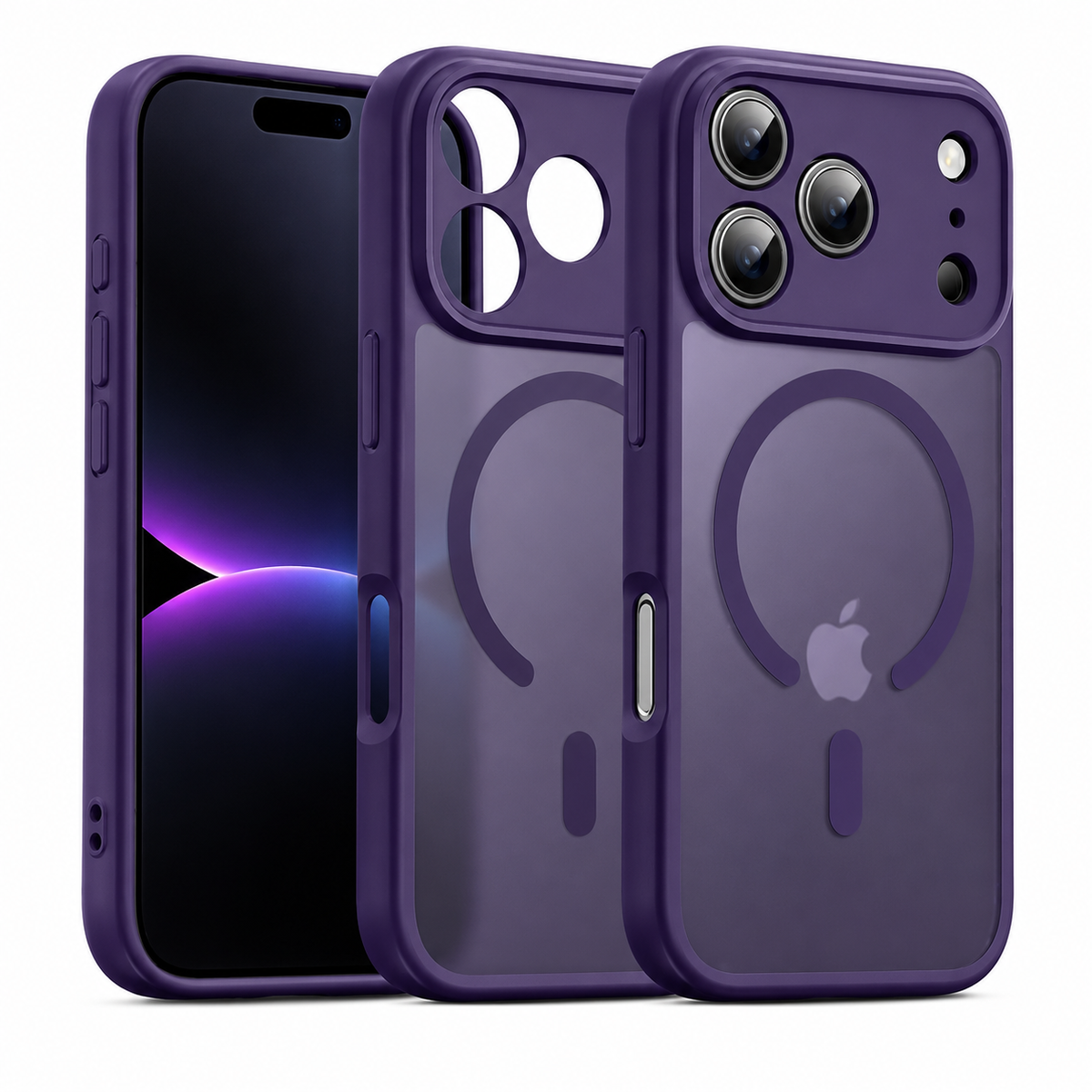 Premium iPhone Case MagSafe Translucent Matte Magnetic Protective Cover Anti Fingerprint Anti Scratch Lightweight PC TPU Slim Full Coverage Case Design