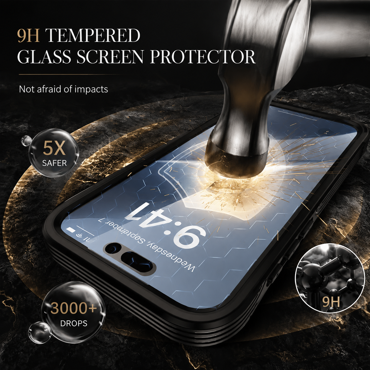 Premium iPhone Case MagSafe Transparent Full Coverage Shockproof TPU Protective Cover Wireless Charging Anti Scratch Magnetic Slim Clear Double-Sided