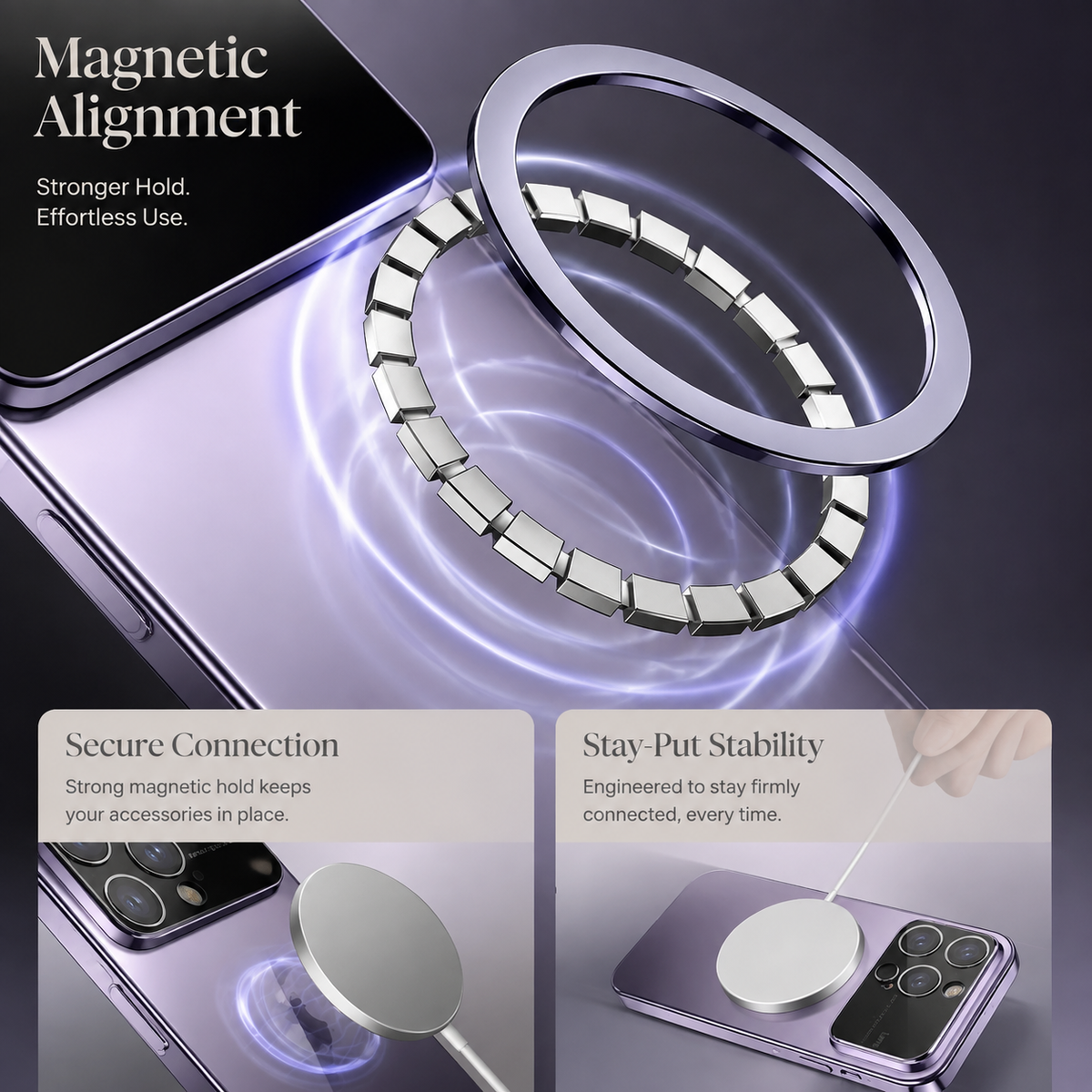 Premium iPhone Case MagSafe Transparent Glass Shockproof Silicone Bumper Camera Lens Protection Ultra Thin Clear Wireless Charging Protective PC Cover