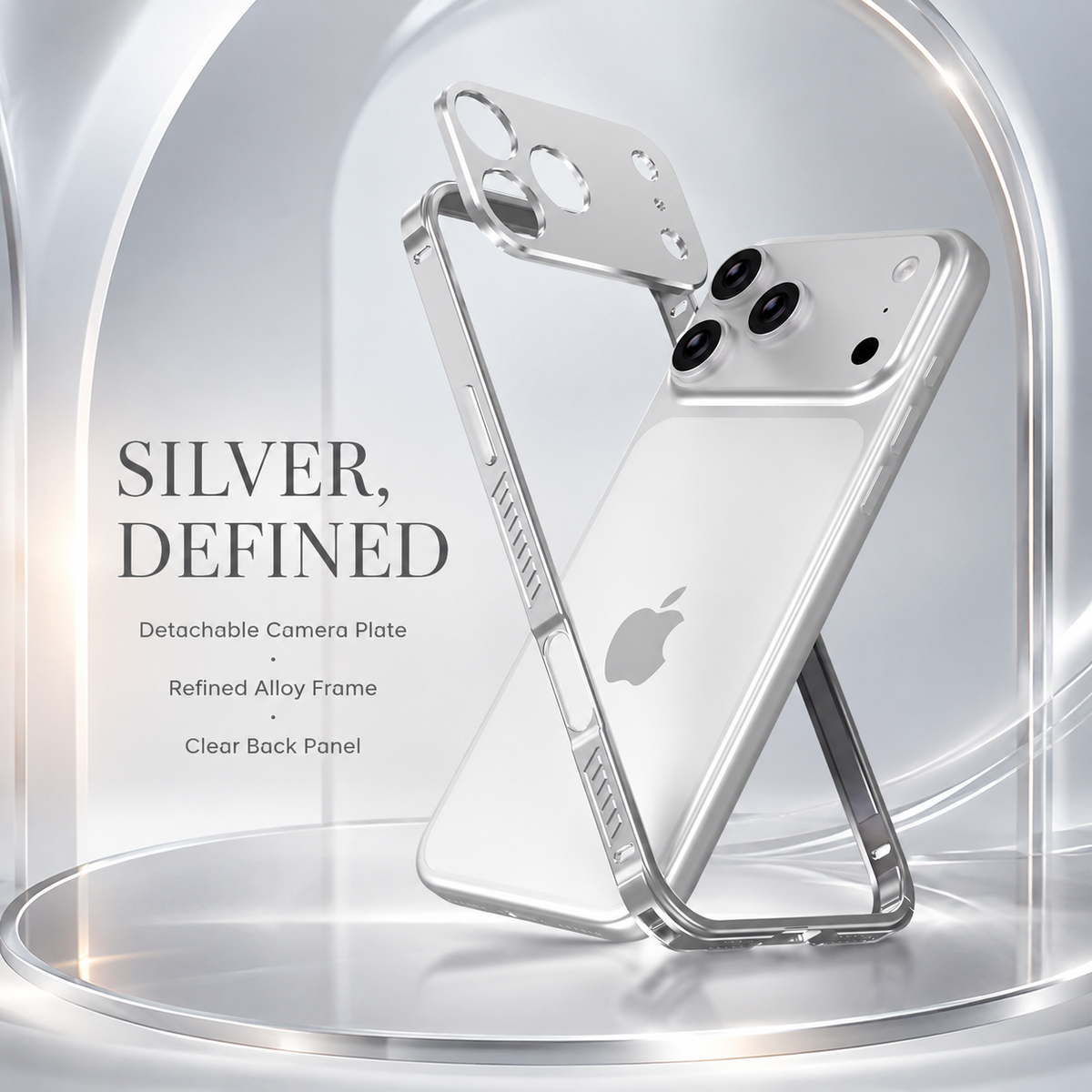 Premium iPhone Case MagSafe Ultra Thin Aluminum Frame Metal Bumper Lens Protector Matte Anti Scratch Non Slip Lightweight Protective Cover Case Design