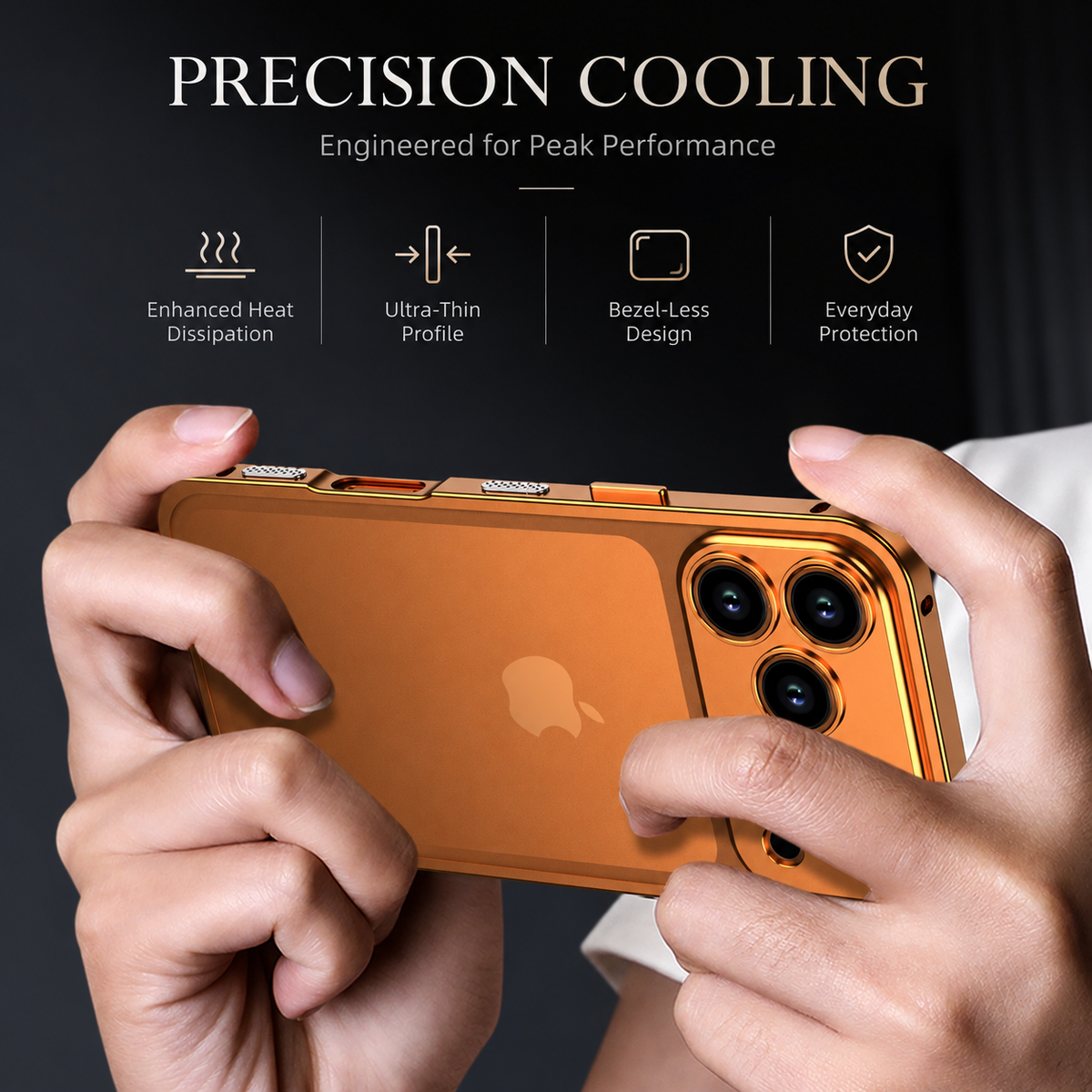 Premium iPhone Case MagSafe Ultra Thin Aluminum Metal Bumper Magnetic Protective Frame Anti Scratch Anti Fingerprint Matte Non Slip Slim Lightweight Cover