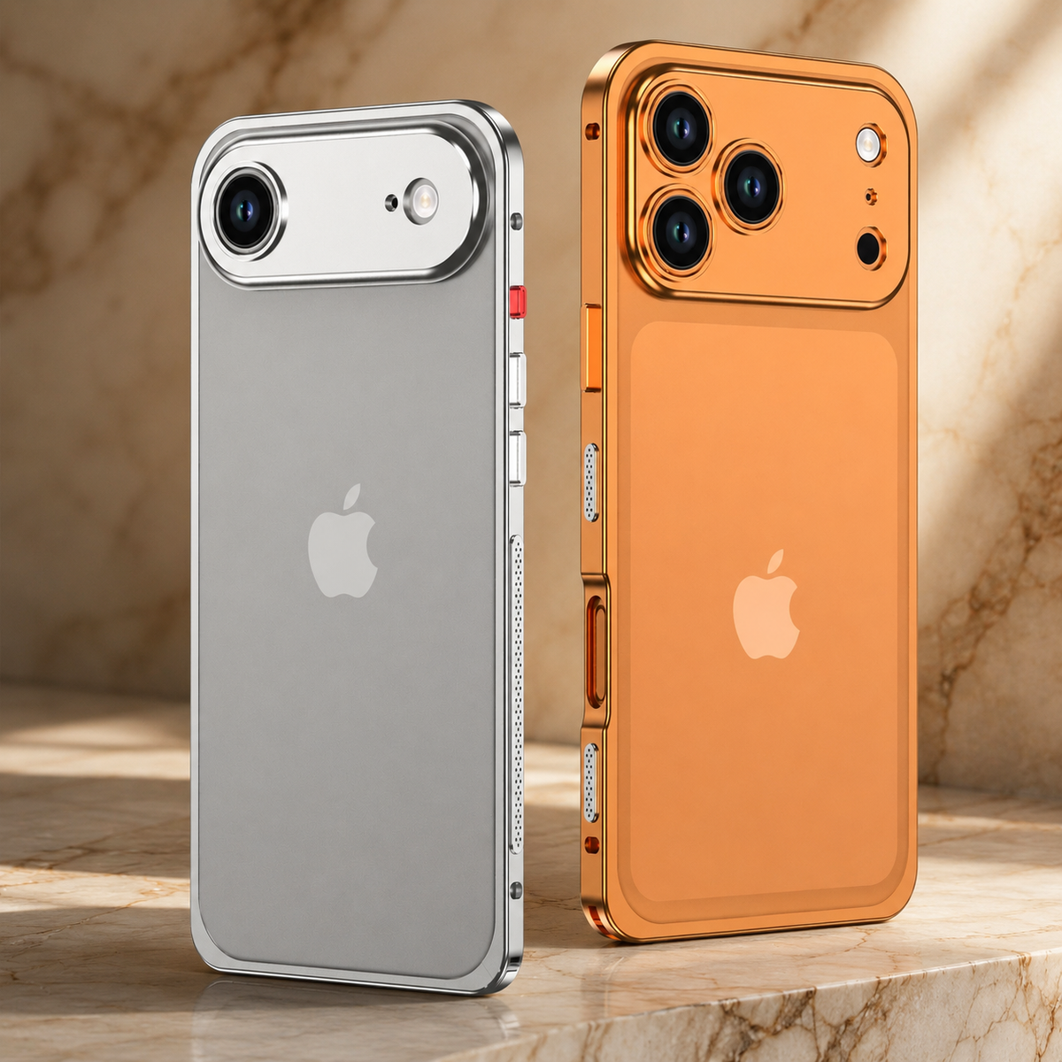 Premium iPhone Case MagSafe Ultra Thin Aluminum Metal Bumper Magnetic Protective Frame Anti Scratch Anti Fingerprint Matte Non Slip Slim Lightweight Cover