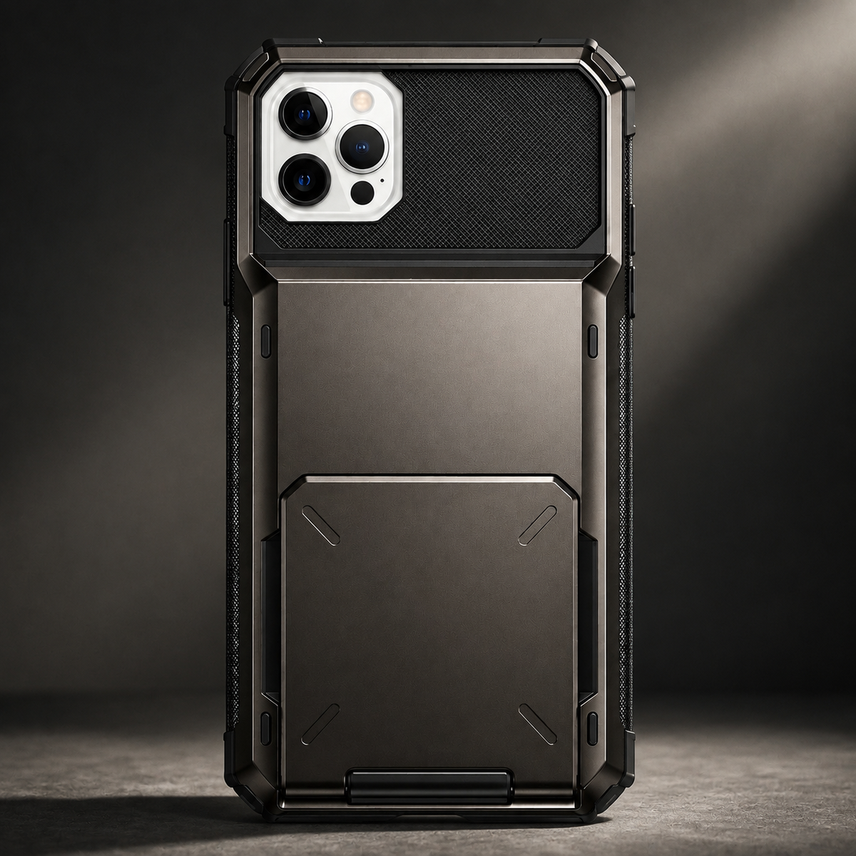 Premium iPhone Case MagSafe Wallet Card Holder Shockproof Camera Protection Slim Full Coverage Protective Cover Magnetic Charging Compact Design Daily