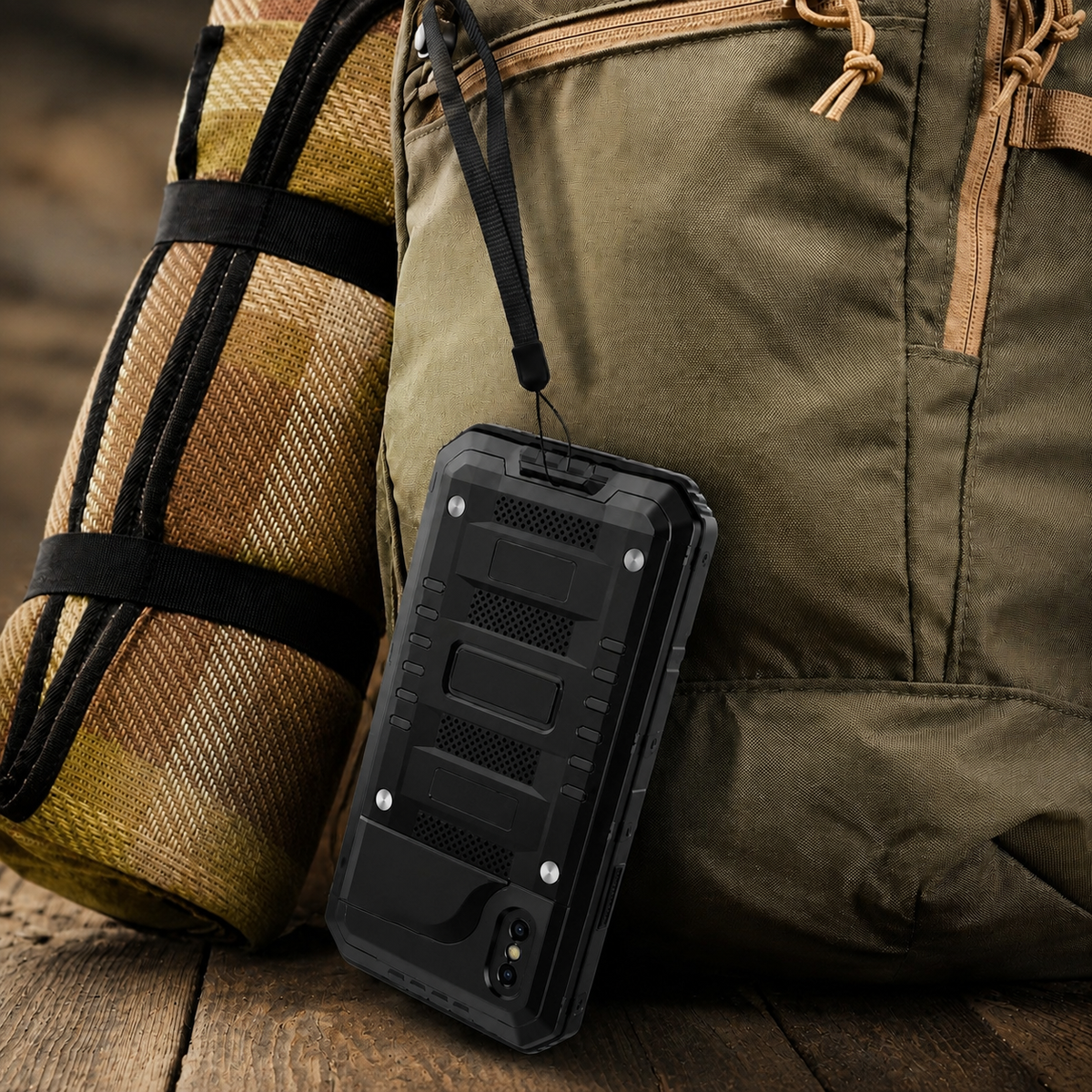 Premium iPhone Case MagSafe Waterproof Aluminum Armor Shockproof Full Body Camera Lens Protection Dustproof Sealed Rugged Protective Cover Design Slim