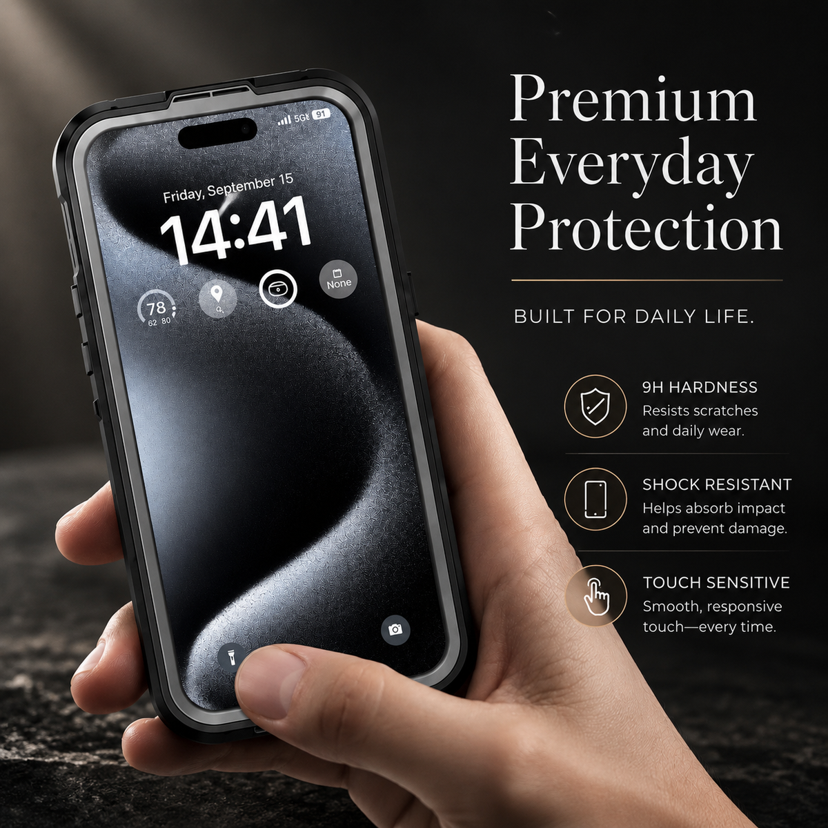 Premium iPhone Case MagSafe Waterproof IP68 Sealed Cover Shockproof 360° Full Body Protection Camera Screen Guard Rugged Outdoor Protective Design Use